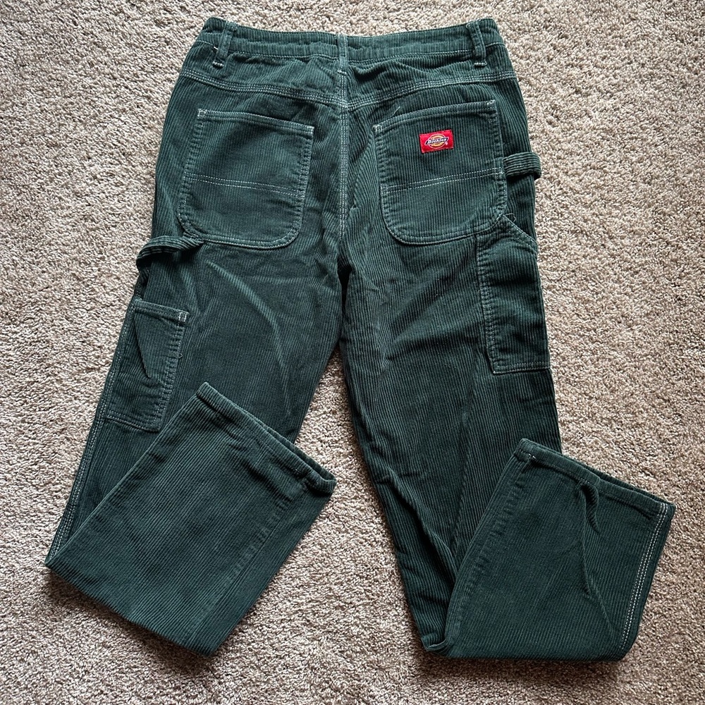 Dickies Dark Green Corduroy Pants - Picture 3 of 3